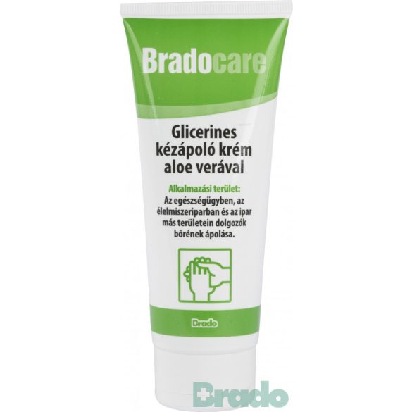 Bradocare glicerines kézápoló krém 100ml Aloe Vera