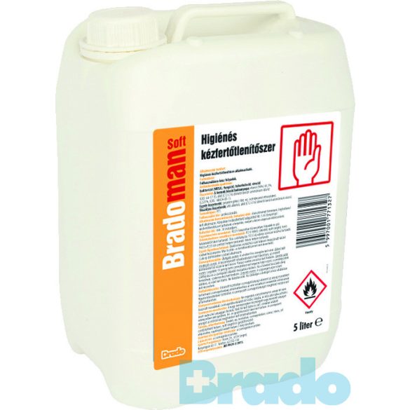 Bradoman soft higiénés kézfertőtlenítő szer 5L