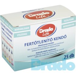 Bradolife fertőtlenítő kendő 25db/doboz