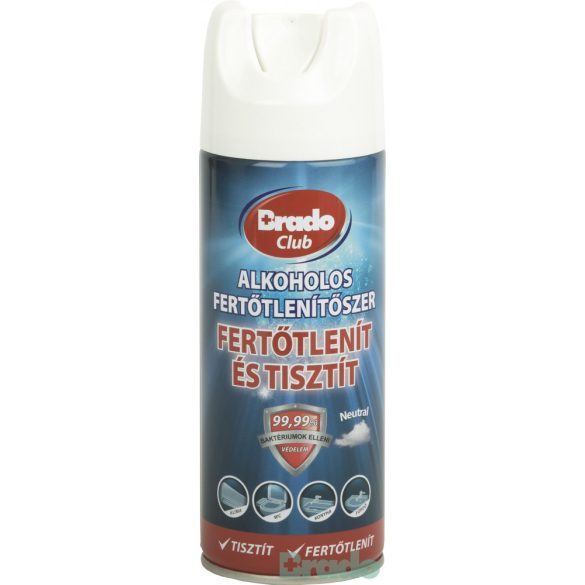 Brado Club fertőtlenítő aerosol 400ml neutral