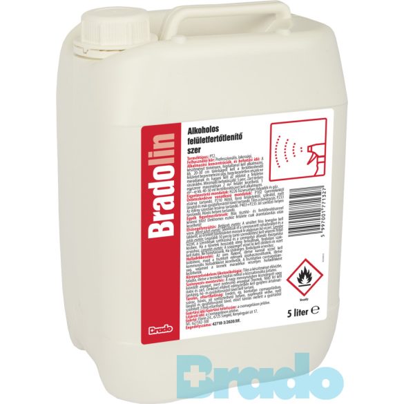 Bradolin alkoholos felületfertőtlenítő szer 5L