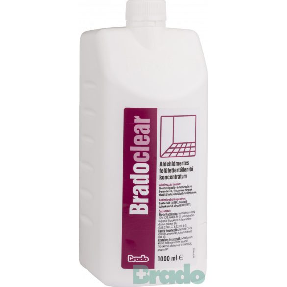 Bradoclear 1000ml aldehidmentes felületfertőtlenítő